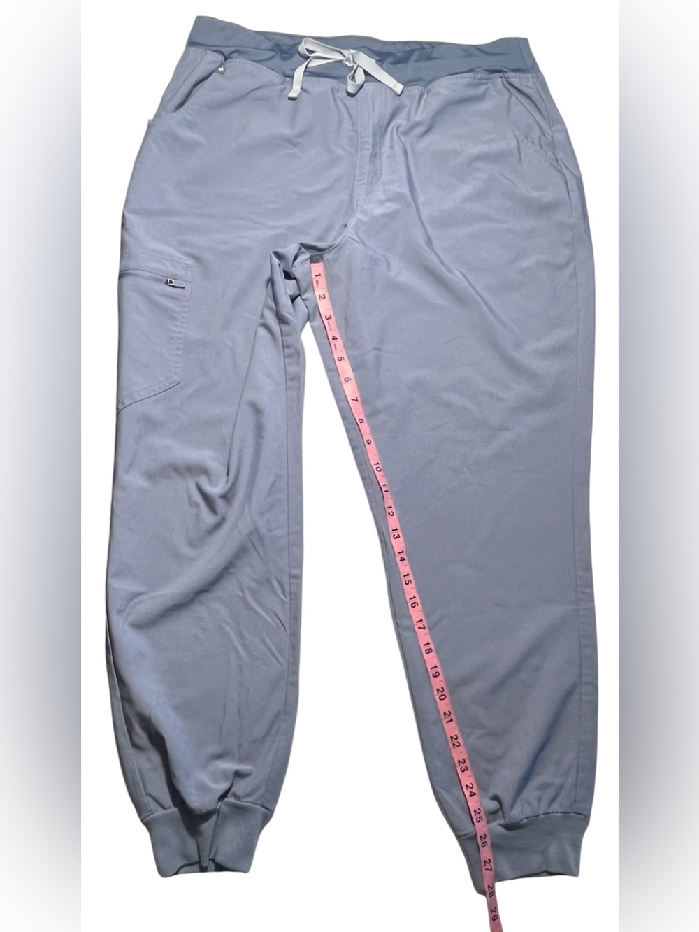 💙🩶FIGS Set of both Catarina XL top & Zamora jogger XL pants Vapor Blue EUC - Picture 12 of 15